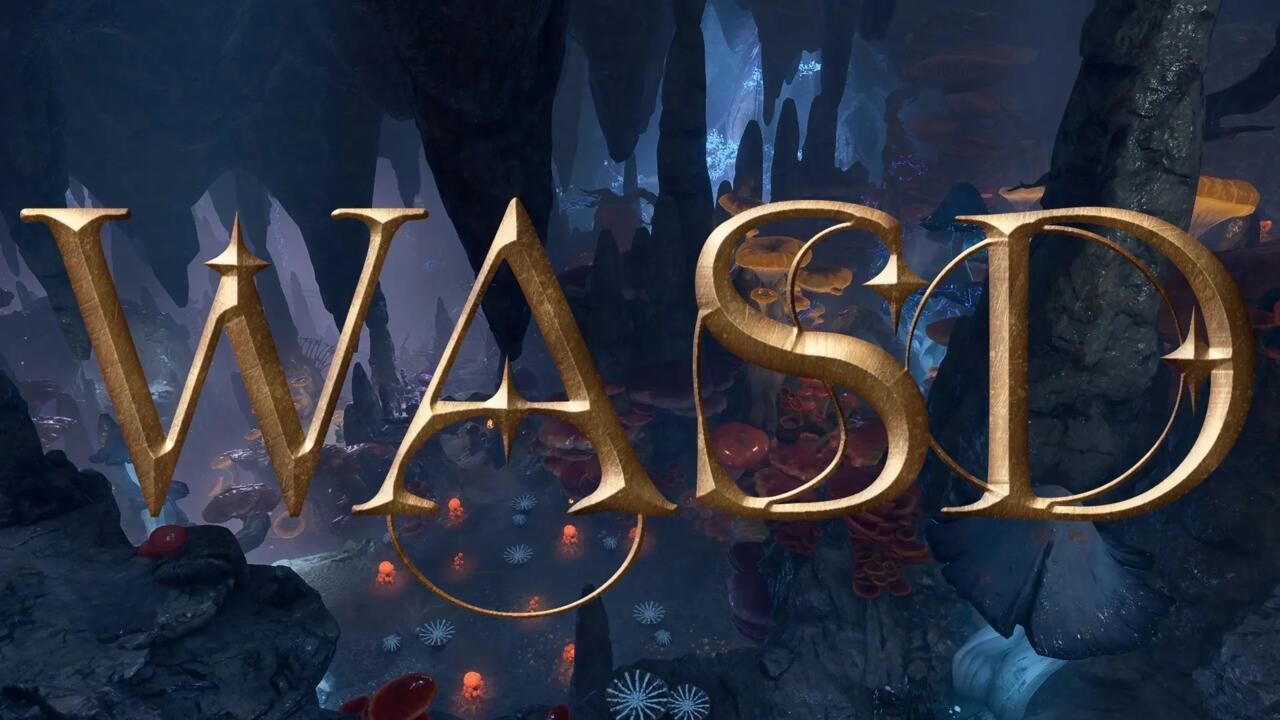 حرکت شخصیت با کلیدهای WASD